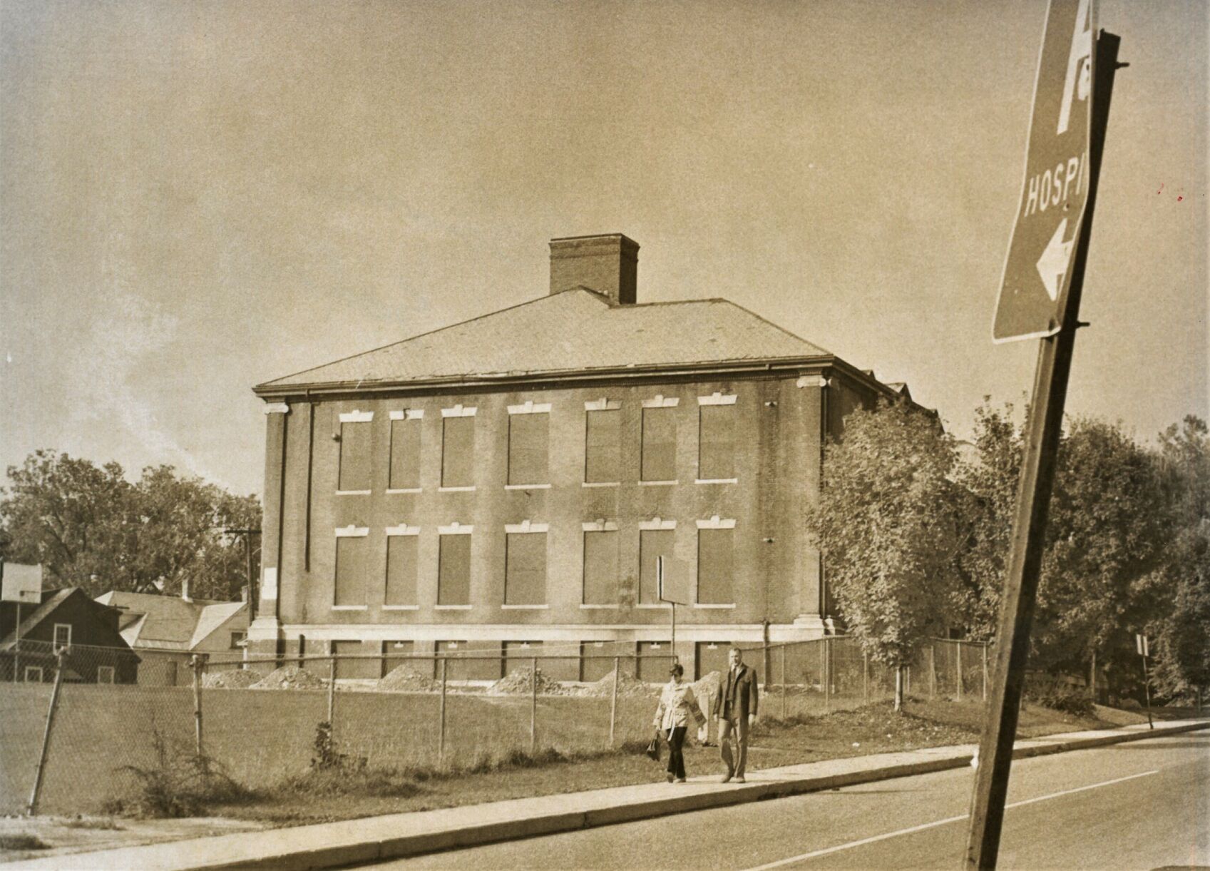 Photo of Freeman School in North Adams, 1979.